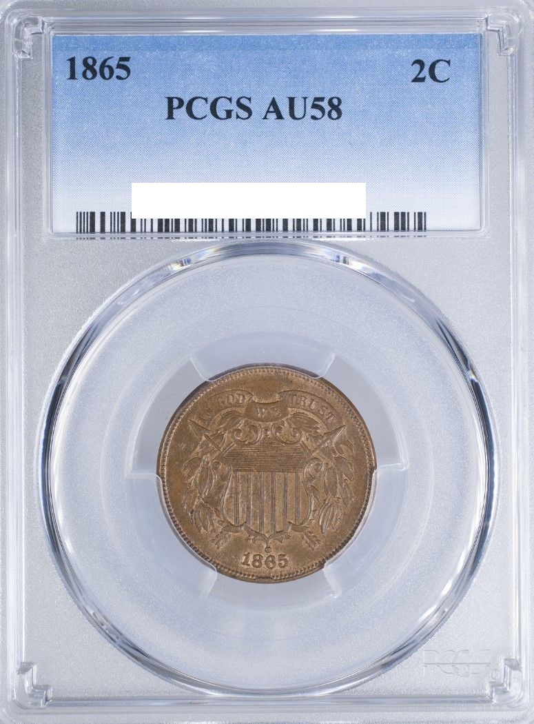 1865-Two-Cent-Copper---Doubled-Die-Reverse-Ddr-And-
